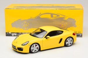 Porsche Cayman 981 Jaune Minichamps 1:18 110062220 Métal Moulé — image 8 sur 8