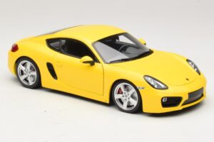 Porsche Cayman 981 Jaune Minichamps 1:18 110062220 Métal Moulé — image 6 sur 8
