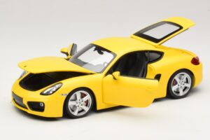 Porsche Cayman 981 Jaune Minichamps 1:18 110062220 Métal Moulé — image 2 sur 8