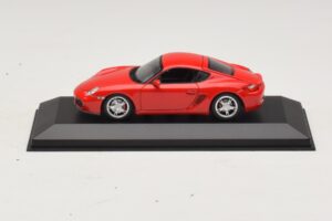 Porsche Cayman 987 S Rouge Minichamps 1:43 400065620 Métal Moulé