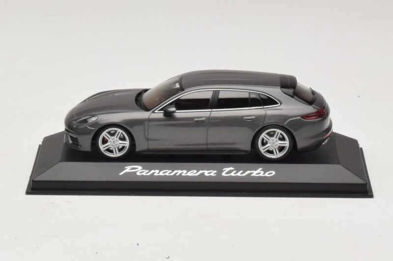 Porsche Panamera 971 Turbo Gris Métallisé Minichamps 1:43 WAP0207610H Métal Moulé