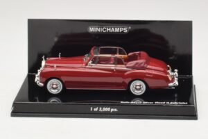 Rolls-Royce Silver Cloud II Cabriolet Rouge Minichamps 1:43 436134930 Métal Moulé