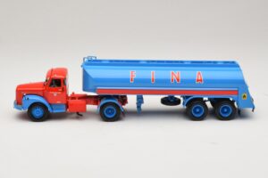 Scania L110S Tanksattelzug FINA Minichamps 1:43 499126970 Métal Moulé — image 3 sur 6