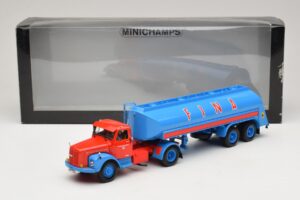 Scania L110S Tanksattelzug FINA Minichamps 1:43 499126970 Métal Moulé — image 6 sur 6