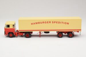 Scania LB111S Koffersattelzug Hamburger Spedition Minichamps 1:43 499123880 Métal Moulé — image 3 sur 6