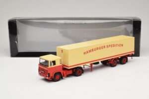 Scania LB111S Koffersattelzug Hamburger Spedition Minichamps 1:43 499123880 Métal Moulé — image 6 sur 6