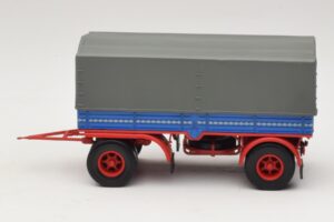Remorque de Camion Bleu Rouge Minichamps 1:43 439159092 Métal Moulé — image 3 sur 6