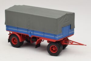 Remorque de Camion Bleu Rouge Minichamps 1:43 439159092 Métal Moulé — image 4 sur 6