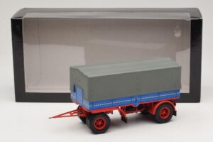 Remorque de Camion Bleu Rouge Minichamps 1:43 439159092 Métal Moulé — image 6 sur 6