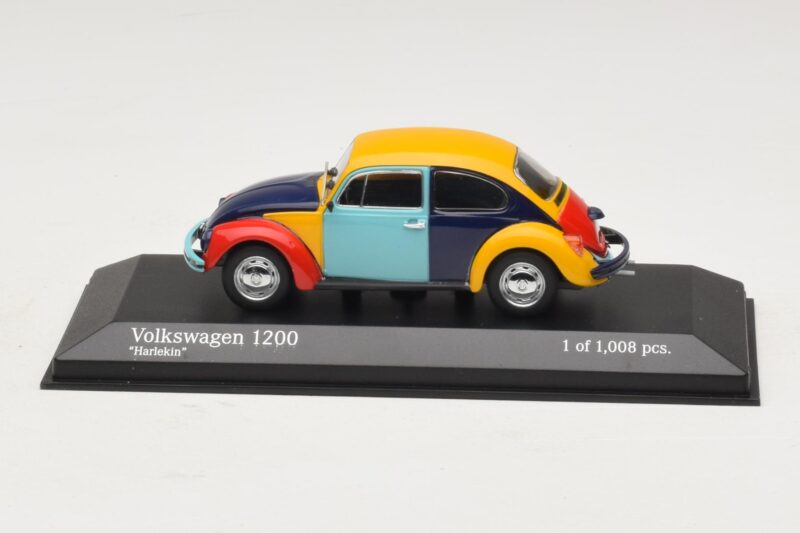 Volkswagen 1200 Harlekin Minichamps 1:43 Volkswagen 1200 Harlekin Minichamps 1:43 400057102 Métal Moulé