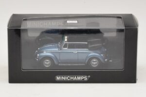 Volkswagen 1302 Cabriolet Bleu Métallisé Minichamps 1:43 430055042 Métal Moulé — image 4 sur 4