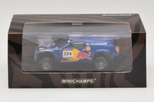 Volkswagen Race Touareg Red Bull #224 B. Saby / Stevenson Dakar Rally 2005 Minichamps 1:43 436045324 Métal Moulé — image 5 sur 5