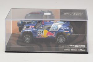Volkswagen Race Touareg Red Bull #307 B. Saby / M. Perin Dakar Rally 2005 Minichamps 1:43 436055307 Métal Moulé — image 4 sur 5