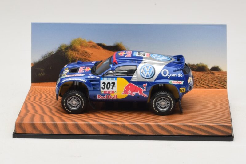Volkswagen Race Touareg Red Bull #307 Édition Concessionnaire 2005 Minichamps 1:43 7LO099400PD307 Métal Moulé