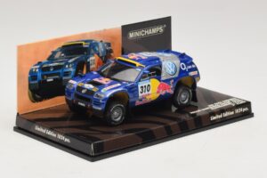 Volkswagen Race Touareg Red Bull #310 J. Kleinschmidt / F. Pons Dakar Rally 2005 Minichamps 1:43 436055310 Métal Moulé — image 2 sur 5