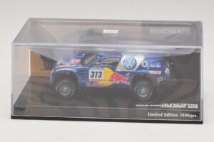 Volkswagen Race Touareg Red Bull #313 J. Kankkunen / J. Repo Dakar Rally 2005 Minichamps 1:43 436055313 Métal Moulé — image 4 sur 5
