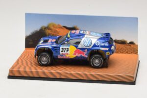 Volkswagen Race Touareg Red Bull #317 Édition Concessionnaire 2005 Minichamps 1:43 7LO099400PD317 Métal Moulé