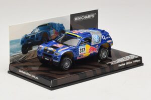 Volkswagen Race Touareg Red Bull #317 Gordon / von Zitzewitz Dakar Rally 2005 Minichamps 1:43 436055317 Métal Moulé — image 2 sur 5