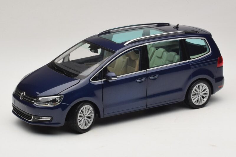 Volkswagen Sharan Blue Metallic Minichamps 1:18 110051000 Métal Moulé