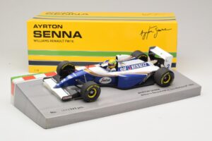 Williams FW16 Renault #2 A. Senna San Marino GP 1994 Minichamps 1:18 543941833 Métal Moulé — image 6 sur 7