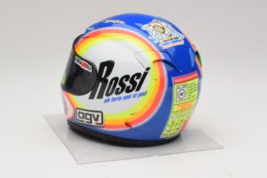 Casque AGV V. Rossi MotoGP Sepang 2005 Minichamps 1:2 327050066 Métal Moulé — image 3 sur 8