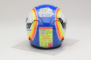 Casque AGV V. Rossi MotoGP Sepang 2005 Minichamps 1:2 327050066 Métal Moulé — image 4 sur 8