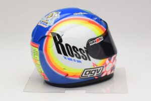 Casque AGV V. Rossi MotoGP Sepang 2005 Minichamps 1:2 327050066 Métal Moulé — image 5 sur 8
