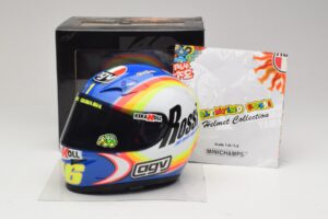 Casque AGV V. Rossi MotoGP Sepang 2005 Minichamps 1:2 327050066 Métal Moulé — image 7 sur 8