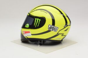 Casque AGV V. Rossi MotoGP Valencia Test 2009 Minichamps 1:2 327100066 Métal Moulé — image 2 sur 7