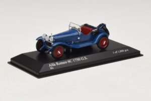 Alfa Romeo 6C 1750 G.S. Bleu Minichamps 1:43 400120431 Métal Moulé — image 2 sur 5