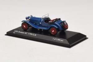 Alfa Romeo 6C 1750 G.S. Bleu Minichamps 1:43 400120431 Métal Moulé — image 3 sur 5