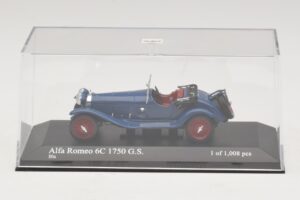 Alfa Romeo 6C 1750 G.S. Bleu Minichamps 1:43 400120431 Métal Moulé — image 4 sur 5