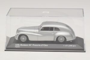 Alfa Romeo 6C 2500 Freccia d'Oro Argent Minichamps 1:43 400120480 Métal Moulé — image 4 sur 5
