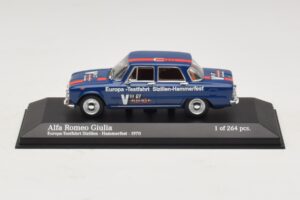 Alfa Romeo Giulia Europa-Testfahrt Sizilien-Hammerfest Minichamps 1:43 400120905 Métal Moulé