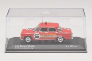 Alfa Romeo Giulia ONS Rennstreckensicherung 1973 Minichamps 1:43 400120994 Métal Moulé — image 4 sur 5