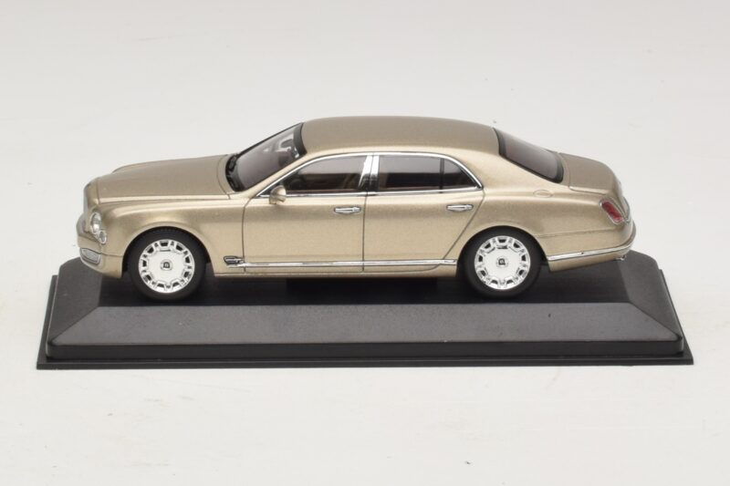 Bentley Mulsanne Or Métallisé Minichamps 1:43 40433 Métal Moulé