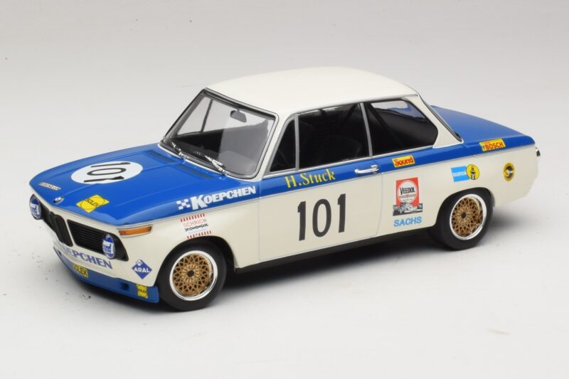 BMW 2002 #101 Koepchen H-J. Stuck Internationales ADAC 500km Eifelpokalrennen 1971 Minichamps 1:18 155702701 Métal Moulé