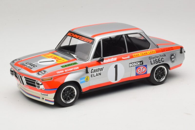 BMW 2002 Ti #1 Team Leru S. Manhalter 1000km Osterreichring Winner 1974 Minichamps 1:18 155742601 Métal Moulé