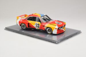 BMW 3.0 CSL Art Car Alexander Calder #51 H. Poulain / S. Posey / J. Guichet 24 Hours of Le Mans 1975 Minichamps 1:18 80430150 — image 4 sur 7