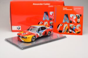 BMW 3.0 CSL Art Car Alexander Calder #51 H. Poulain / S. Posey / J. Guichet 24 Hours of Le Mans 1975 Minichamps 1:18 80430150 — image 7 sur 7