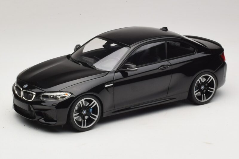 BMW M2 F87 Noir Métallisé Minichamps 1:18 155026100 Métal Moulé