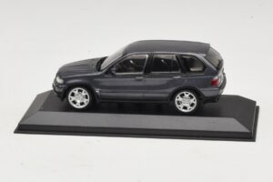 BMW X5 E53 4.4i Gris Métallisé Boîte De Remplacement Minichamps 1:43 80420393166-R1 Métal Moulé