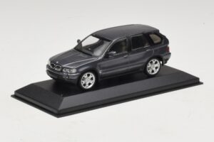 BMW X5 E53 4.4i Gris Métallisé Boîte De Remplacement Minichamps 1:43 80420393166-R1 Métal Moulé — image 2 sur 5