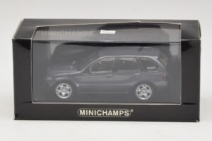 BMW X5 E53 4.4i Gris Métallisé Boîte De Remplacement Minichamps 1:43 80420393166-R1 Métal Moulé — image 5 sur 5