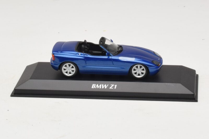 BMW Z1 E30 Bleu Métallisé Maxichamps 1:43 940020101 Métal Moulé
