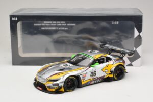 BMW Z4 GT3 #46 M. Palttala / L. Luhr 24 Hours of Spa Winner 2015 Minichamps 1:18 151152346 Métal Moulé — image 6 sur 6