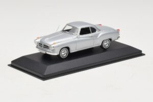 Borgward Isabella Coupé Argent Minichamps 1:43 400096031 Métal Moulé — image 2 sur 5