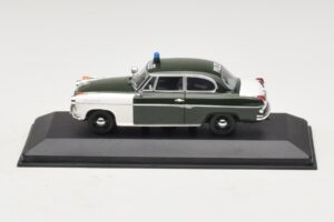 Borgward Isabella Polizei Frankfurt Minichamps 1:43 400096090 Métal Moulé