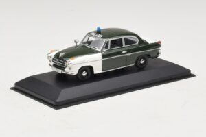 Borgward Isabella Polizei Frankfurt Minichamps 1:43 400096090 Métal Moulé — image 2 sur 5
