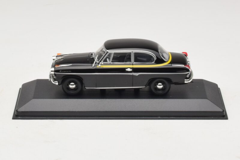 Borgward Isabella Taxi Noir Minichamps 1:43 400096095 Métal Moulé